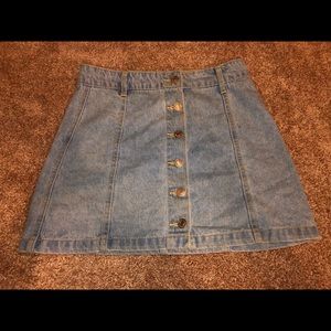 Light Denim Skirt